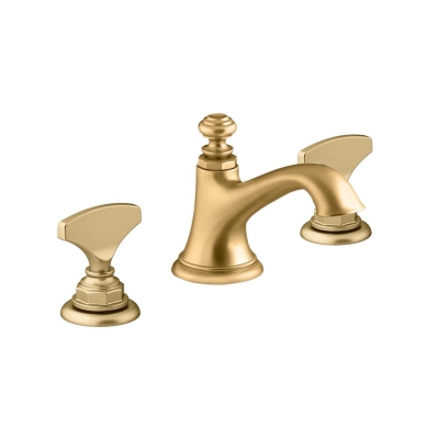 Kohler Lavabo Bataryası Artifacts Bell Design & Widespread Modern Altın - Thumbnail 10KOH72759-2MB-TAKIM