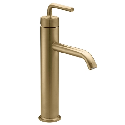 Kohler Lavabo Bataryası Çanak Purist, Brushed Bronze - Thumbnail 10KOH14404-4A-BV