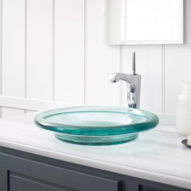 Kohler Lavabo Spun Cam Çanak Translucent Sapphire - 10KOH2276-TG6