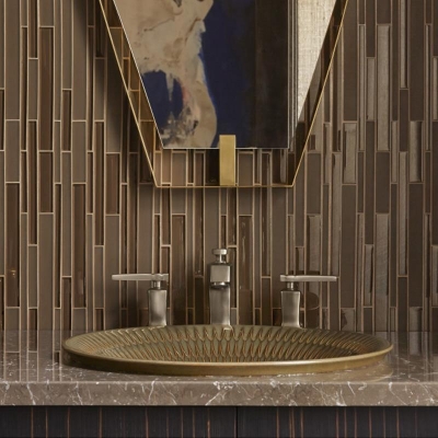 Kohler Lavabo Bataryası Margaux 3 Delikli Brushed Bronze - Thumbnail 10KOH16232-4-BV