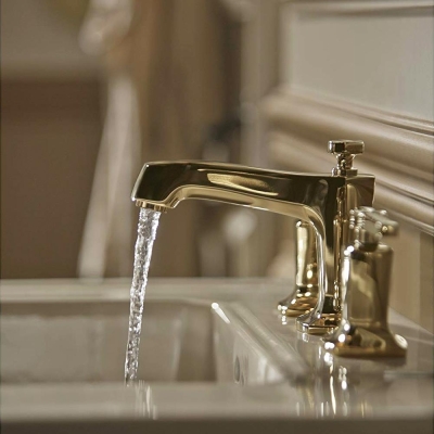 Kohler Lavabo Bataryası Margaux 3 Delikli French Gold - Thumbnail 10KOH16232-4-AF