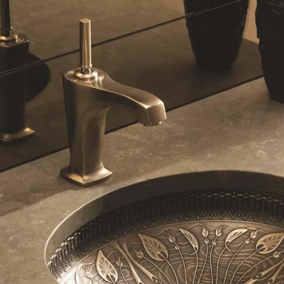 KOHLER - Kohler Lavabo Bataryası Margaux Altın (1)