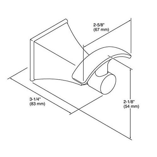 Kohler Bornoz Askısı Memoirs Stately , Fırçalanmış Nikel - 10KOH492-BN0000