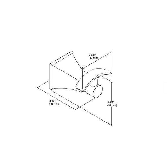 Kohler Bornoz Askısı Memoirs Stately, Krom - 10KOH492-CP0000