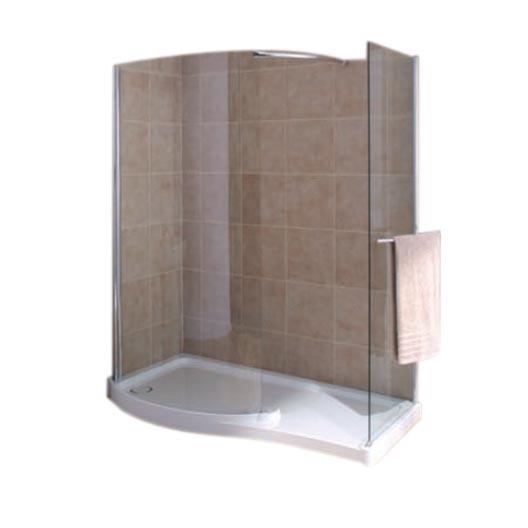 Kohler Duş Kabini&TekneTakımı Minima Walk-In Sol Yıkanma Alanlı 170 x 70 cm - 10KOH-D82-SOL000