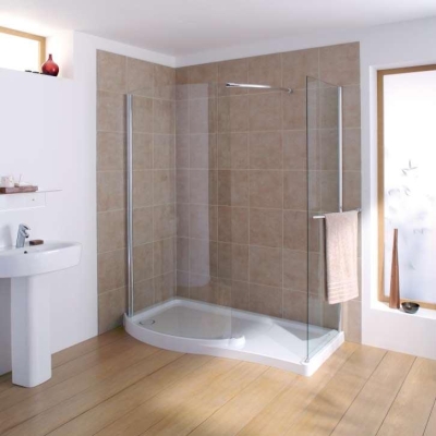 KOHLER - Kohler Duş Kabini&TekneTakımı Minima Walk-In Sol Yıkanma Alanlı 170 x 70 cm