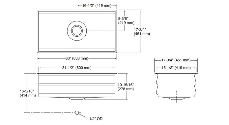 Kohler Eviye Prolific Paslanmaz Çelik 80 cm - 10KOH5540-NA