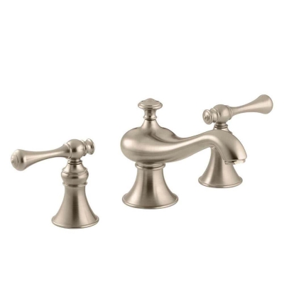 Kohler Lavabo Bataryası Revival Traditional Handle 3 Delikli Brushed Bronz - Thumbnail 10KOH16102-4A-BV