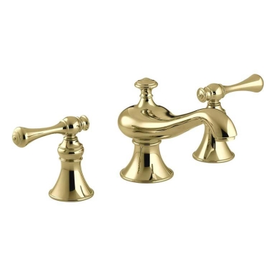 Kohler Lavabo Bataryası Revival Traditional Handle 3 Delikli Polished Brass - Thumbnail 10KOH16102-4A-PB