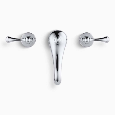 KOHLER - Kohler Lavabo Bataryası Revival Traditional Handle 3 Delikli Polished Krom (1)