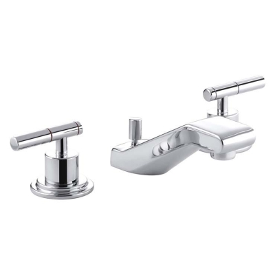 Kohler Lavabo Bataryası Taboret 3 Delikli Polished Krom - Thumbnail 10KOH8211-4-CP