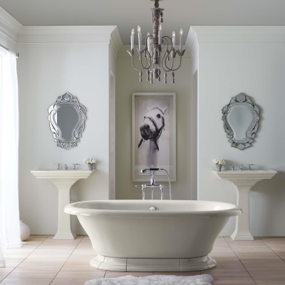 Kohler Lavabo Memoris Ayaklı Beyaz - Thumbnail 10KOH2269-8-00-TAKIM