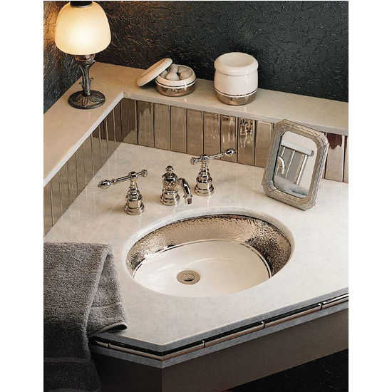 Kohler Lavabo Tezgah Altı Klasik Laureate Platin Bantlı - 10KOH14174-PK-0