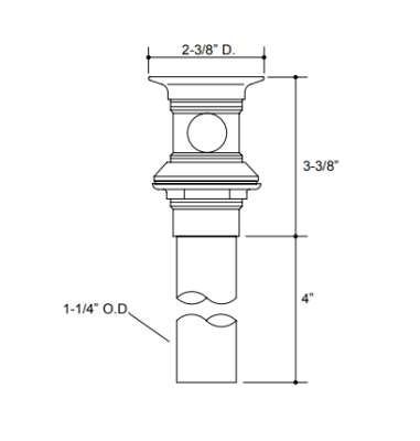 KOHLER - Kohler Lavabo Sifonu İçin Tapa Seti