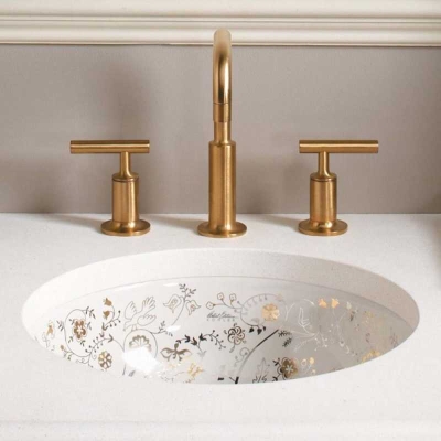 KOHLER - Kohler Lavabo Tezgah Altı Mille Fleurs (1)