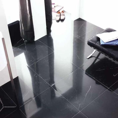 PORCELANOSA - Porcelanosa Yer Karosu Negro Marquina 59.6 x 59.6 cm