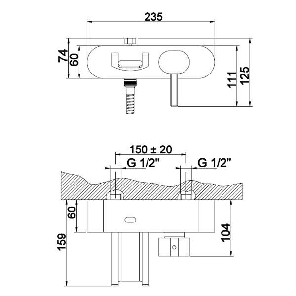 Noken Banyo Bataryası Nora - 10NOK180030801