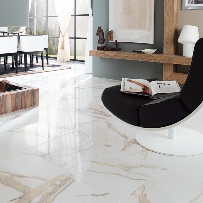 PORCELANOSA - Porcelanosa Yer Karosu Calacata Gold 59.6 x 59.6 cm Kutu İçi 1.07 m²