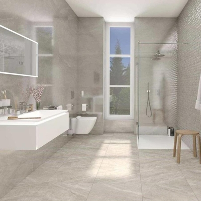 PORCELANOSA - Porcelanosa Duvar Karosu Parlak Cubik Indic Gris Gloss 45 X 120 cm (1)