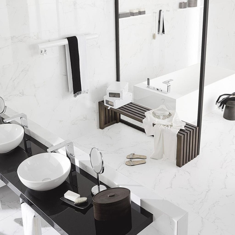 Porcelanosa Duvar Karosu Marmol Carrara Blanco 31,6 x 90 cm - 10POR40010149