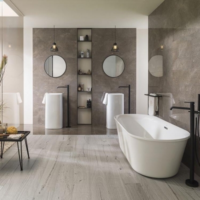 PORCELANOSA - Porcelanosa Duvar Karosu Milano Grafito Duvar Karosu 45 x 120 cm (1)