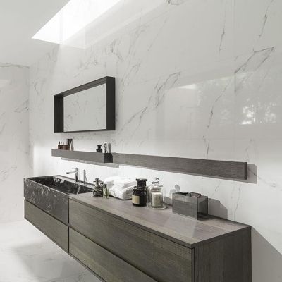 PORCELANOSA - Porcelanosa Yer ve Duvar Karosu Carrara Blanco Parlak 58,6 x 118,7 cm (1)