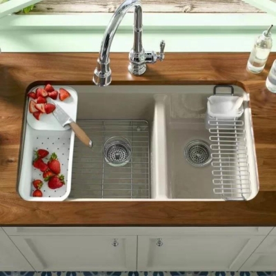 KOHLER - Kohler Eviye Riverby Döküm Biscuit