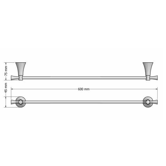 Sanco Uzun Havluluk Fontana 7154A5 45 cm - 20AKS7154A5