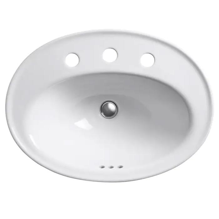 Kohler Lavabo Tezgah Üstü Serif Oval - 10KOH2075-8-0