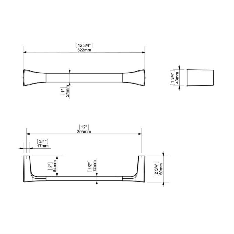 Sonia S7 Havluluk, Krom 131464 - 20AKS131464