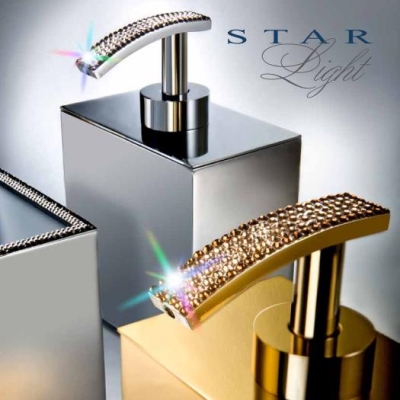 WINDISCH - Windisch Sıvı Sabunluk Star Light Swarovski Kristal / Krom 90511CR