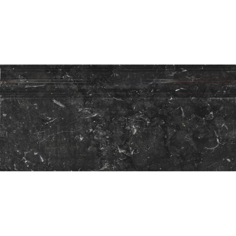 Zirconio Bordür Cenia Zocalo Marquina Negro 14,8 x 31,6 cm - 11ZIR020312E2