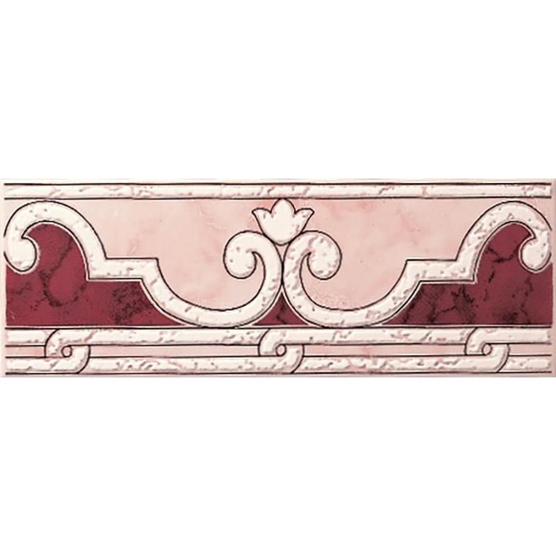 Zirconio Bordür Creta Giberti Rosa 10 x 27 cm - 11ZIR050207E2