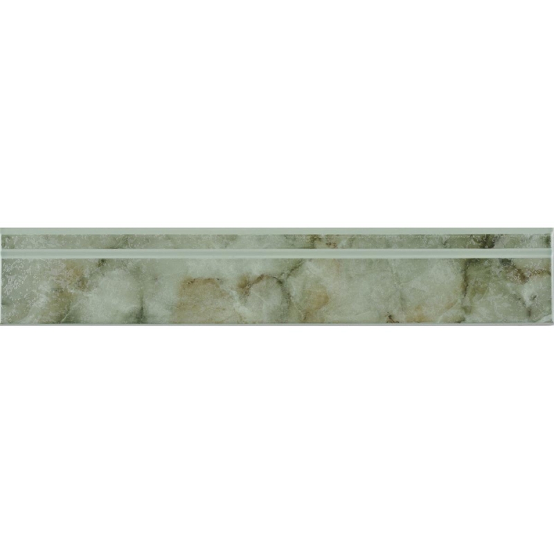 Zirconio Süpürgelik Nalon Verde 9 x 50 cm - 11ZIR100105E1